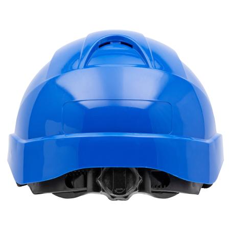 Nitras Head Protect 9500 Schutzhelm mit Größenregulierung und Kinnriemen, blau